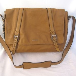 COLE HAAN Large Attache Laptop Travel Briefcase